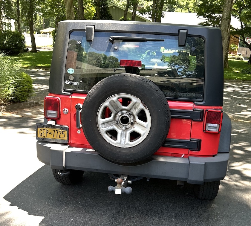 2013 Red Jeep Wrangler Sport